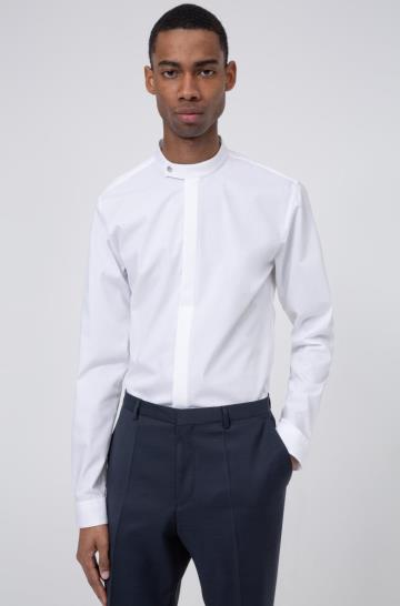 Koszula HUGO Extra Slim Fit Cotton Białe Męskie (Pl41651)